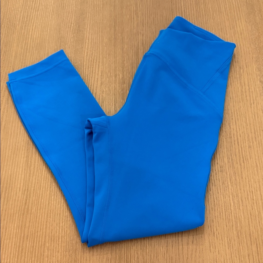 Like New Lululemon InStill High Rise Poolside Blue Leggings Size 4